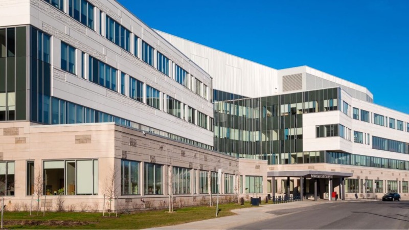 Hospital concrete cleaning